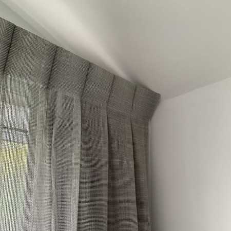 TENDA A PIEGHE FISSE - MISTO LINO