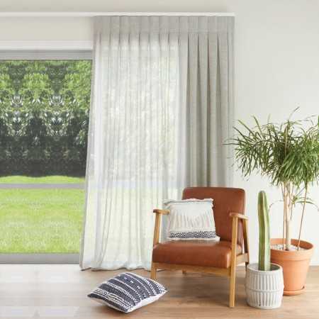 TENDA A PIEGHE FISSE - MISTO LINO