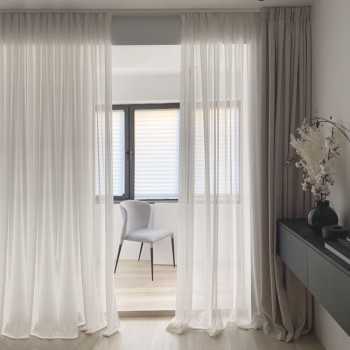 TENDA ARRICCIATA - MISTO LINO